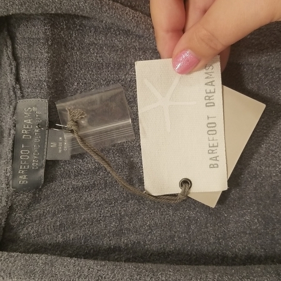 💕BAREFOOT DREAMS💕 CozyChic Open Cardigan ~ Dusk Blue Medium M NWT - Picture 10 of 12